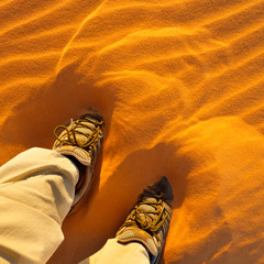 Walking in the Sand