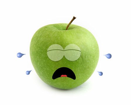 Crying apple