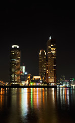 Obraz premium Rotterdam night view