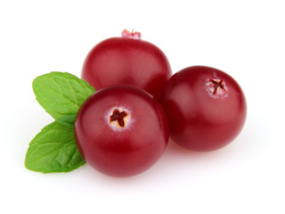 Cranberry with mint