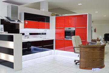 Luxury modern kitchen interior expo