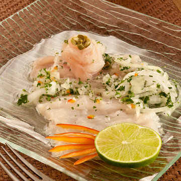 Carpaccio de pescado