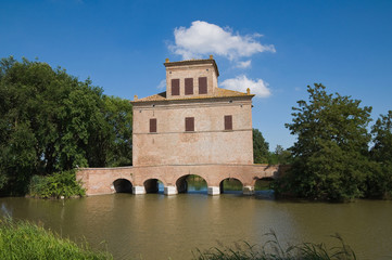 Fototapeta na wymiar Abate Tower. Mesola. Emilia-Romania. Włochy.
