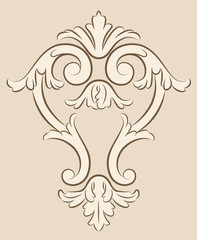 Beautiful vintage background. Vector