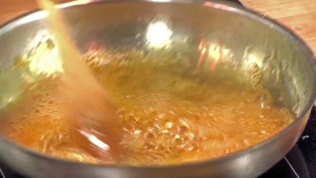 caramelizing chestnuts