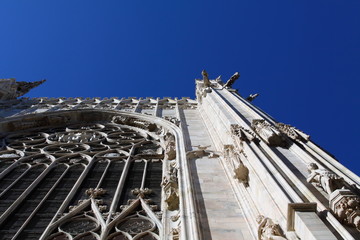 Fototapeta premium Duomo di Milano gothic cathedral church, Milan, Italy