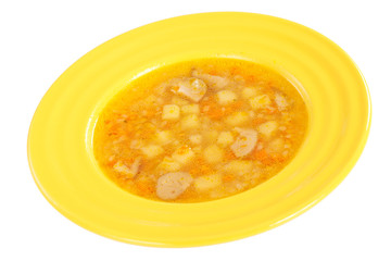 Fresh vegetable soup