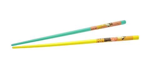 Chopsticks isolated on a white background