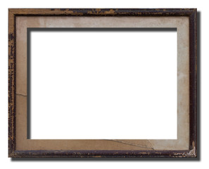 Old wooden picture frame keep it long time.