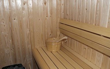 Fototapeta na wymiar insite sauna