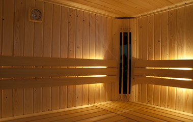 Fototapeta na wymiar sauny na podczerwień