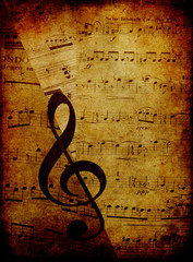 Vintage musical background