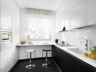 cucina moderna laminato bianco