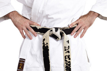 Karate, Knoten, Detail