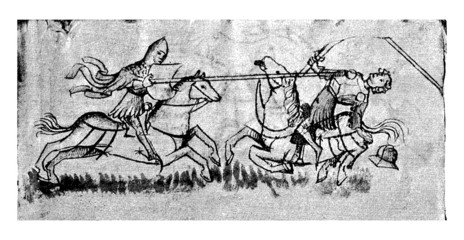 Joust medieval 15th