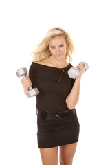 Black dress smirk weights