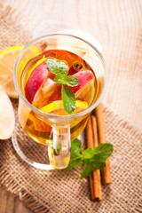 Apple and cinnamon