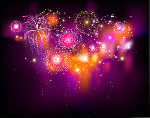 Beautiful firework