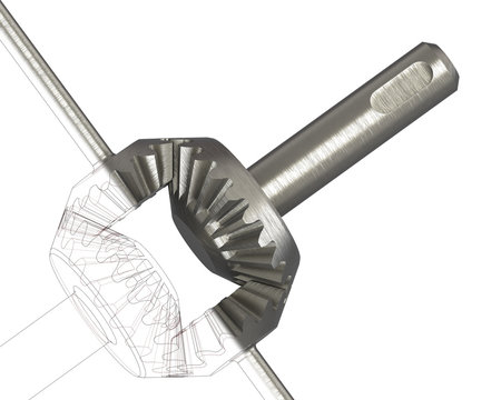 gearwheel of the drawing to the product