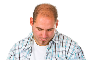 Fototapeta premium Nachdenklicher Mann