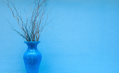 blaue Vase