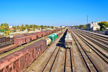 rails and waggons