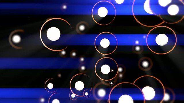 Abstract Dots - 14 - Warm and Lens Flare
