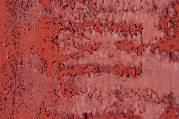 The old walls are covered with paint