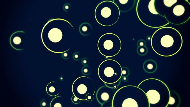 Abstract Dots - 12 - Green