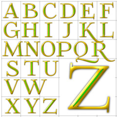 abc alphabet background foglighten design