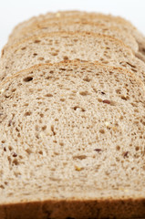 Pieces of grain bread