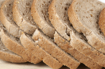 Pieces of grain bread