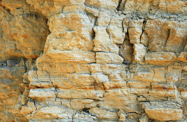 Fototapeta premium ochre rock texture in so called French Colorado near Rustrel