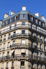 Fototapeta premium Apartment building with balcony