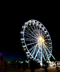 Grande roue la nuit