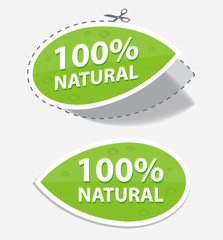 natural green labels
