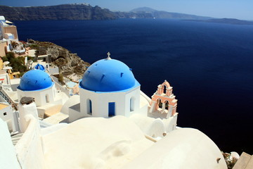 Cupolas of Oia, Santorini