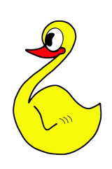 Fototapeta premium Drawing ducks,
