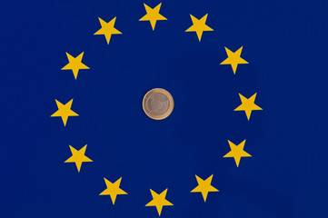 euro mit flagge