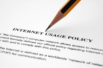 Internet usage policy