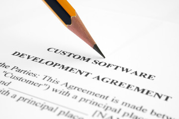 Software development agreement
