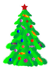 Obraz premium Christmas tree