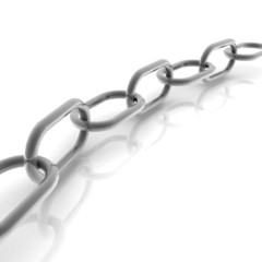 Obraz premium chain chrome