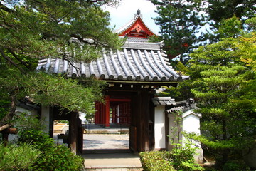 Japanese gardens and temples of Kyoto