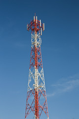 Mobile phone signal post