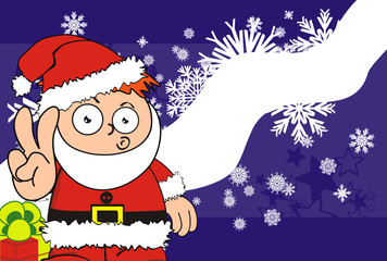 claus xmas kid cartoon background11
