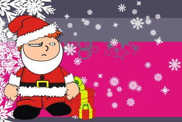 claus xmas kid cartoon background9