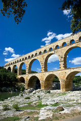 Fototapeta na wymiar Akwedukt Pont du Gard