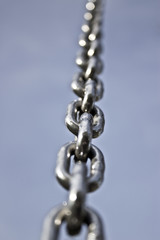 Chain against sky
