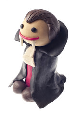 Funny plasticine dracula